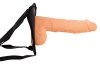 Sztywne twarde dildo strap-on proteza penisa z jądrami 24 cm